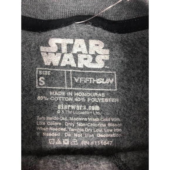 STAR WARS Fleece Sweatshirt Retro Small Mens Last Jedi - NEW $40 - Picture 8 of 8